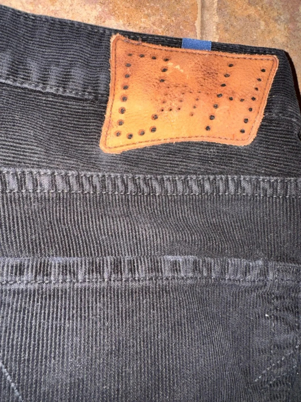 Citizens Of Humanity Men’s Black Corduroy Pants - Straight Fit 34x34